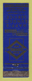 Matchbook Cover - Sunoco oil gas Happ's Service Warsaw IN WEAR LAMINATED