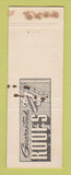 Matchbook Cover - Sunoco oil gas Frank's Reading PA ORANGE