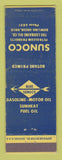 Matchbook Cover - Sunoco oil gas Bowling Green OH Lorraine Oil WEAR LAMINATED