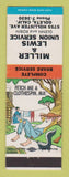 Matchbook Cover - Union 76 oil gas Miller & Lewis Goleta CA hillbilly