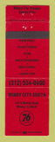 Matchbook Cover - Union 76 oil gas Windy City South Monee IL