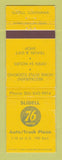 Matchbook Cover - Union 76 oil gas Slidell LA