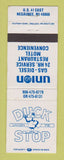 Matchbook Cover - Union 76 oil gas Duck Stop Negaunee MI