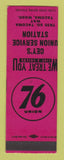 Matchbook Cover - Union 76 oil gas Cey's Tacoma WA