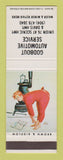 Matchbook Cover - Union 76 oil gas Godbout Auto Brown & Bigelow pinup