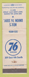 Matchbook Cover - Union 76 oil gas Neil's Salt Lake City UT WEAR