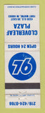 Matchbook Cover - Union 76 oil gas Cloverleaf Fort Wayne IN WEAR