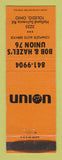 Matchbook Cover - Union 76 oil gas Bob & Hazel's Toledo OH WORN