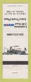 Matchbook Cover - Union 76 oil gas Auto Truck Plaza Tallulah LA