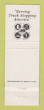 Matchbook Cover - Union 76 oil gas Auto Truck Plaza Tallulah LA