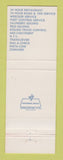 Matchbook Cover - Union 76 oil gas Henderson KY
