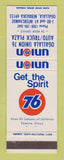 Matchbook Cover - Union 76 oil gas Ogallala NE #2