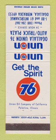 Matchbook Cover - Union 76 oil gas Ogallala NE #2