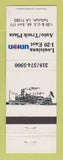 Matchbook Cover - Union 76 oil gas Louisiana Truck Stop Tallulah LA