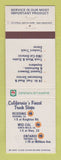 Matchbook Cover - Union 76 oil gas Ontario Santa Nella Redding CA