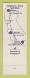 Matchbook Cover - Union 76 oil gas Ontario Santa Nella Redding CA