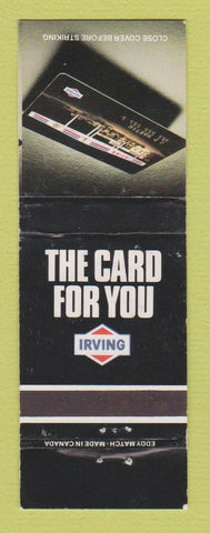 Matchbook Cover - Irving oil gas Credit Card