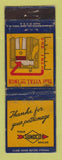 Matchbook Cover - Sunoco oil gas Vital Top Inch WORN LAMINATED