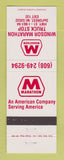 Matchbook Cover - Marathon oil gas Windsor Truck Stop DeForest WI