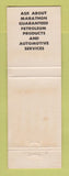 Matchbook Cover - Marathon oil gas Lansing MI WEAR