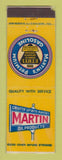 Matchbook Cover - Marathon oil gas WORN #2 LAMINATED