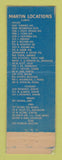 Matchbook Cover - Marathon oil gas WORN #2 LAMINATED