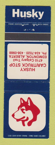 Matchbook Cover - Husky oil gas Edmonton AB WEAR