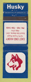 Matchbook Cover - Husky oil gas East End Sault Ste Marie ON WEAR