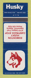 Matchbook Cover - Husky oil gas Edmonton AB