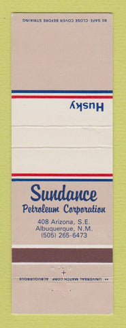Matchbook Cover - Husky oil gas Sundance Corp Albuquerque NM
