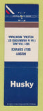 Matchbook Cover - Husky oil gas Helena MT