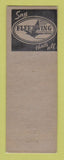 Matchbook Cover - Fleet Wing oil gas Sturgis MI WEAR LAMINATED