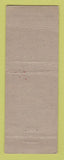 Matchbook Cover - Pure oil gas NO DEALER WEAR