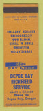 Matchbook Cover - Richfield oil gas Depoe Bay OR low phone #
