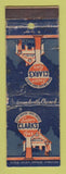Matchbook Cover - Clark's oil gas WORN LAMINATED
