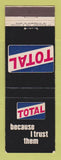 Matchbook Cover - Total oil gas Australia