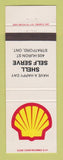 Matchbook Cover - Shell oil gas Self Service Stratford ON