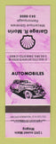 Matchbook Cover - Shell oil gas Garage R Morin Magog QC