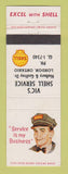Matchbook Cover - Shell oil gas Vic's London ON