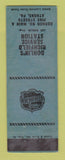 Matchbook Cover - Richfield oil gas Donlin's Athens PA WEAR LAMINATED