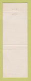 Matchbook Cover - Zephyr oil gas