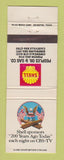 Matchbook Cover - Shell oil gas Peoples Pigeon Owendale Sebewaing MI