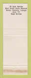 Matchbook Cover - Shell oil gas Hooks Truck Stop TX YELLOW