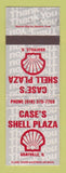 Matchbook Cover - Shell oil gas Case's Grayville IL