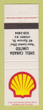 Matchbook Cover - Shell oil gas Sydney NS