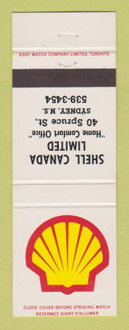 Matchbook Cover - Shell oil gas Sydney NS