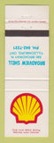 Matchbook Cover - Shell oil gas Broadview Tillsonburg ON