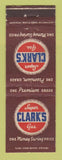 Matchbook Cover - Clark oil gas