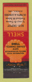 Matchbook Cover - Shell oil gas Bus Depot Aurora OR