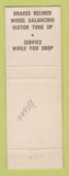 Matchbook Cover - Shell oil gas Long Meadow Shopping Center MA